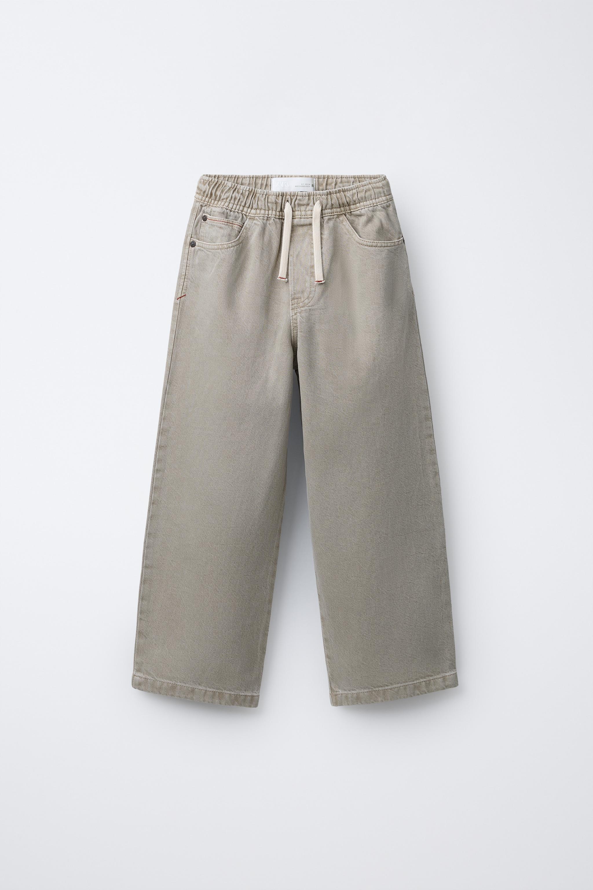 PANTALON BAGGY EN SERGÉ